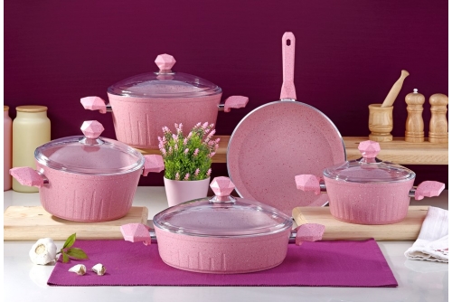 ÖNCÜ YUVARLAK DESENLİ 9 PCS 