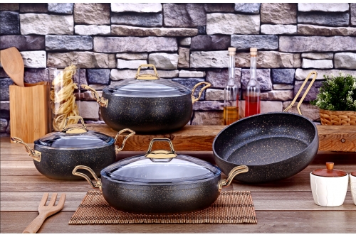 Öncü Golden 7 Pcs Granit Set